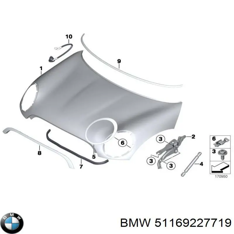 BMW 51169227719 цена, от 20.52 USD