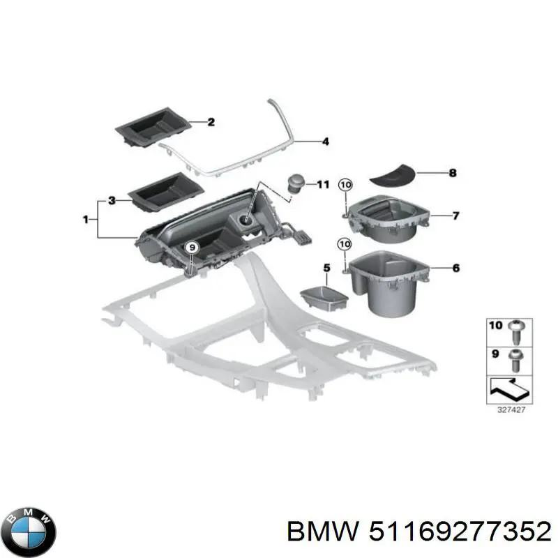  BMW 51169277352 цена, от 93.35 USD