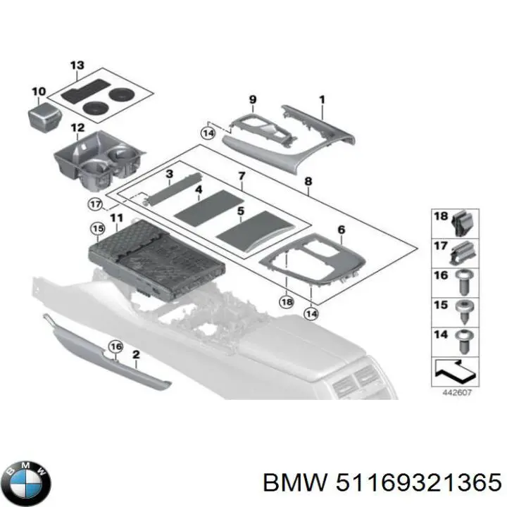  51169321365 BMW