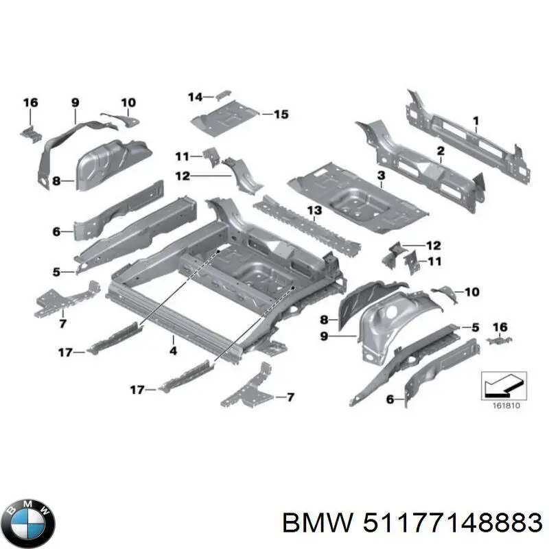 Лючок (дверца) бензобака BMW 51177148883 цена, от 15.52 USD