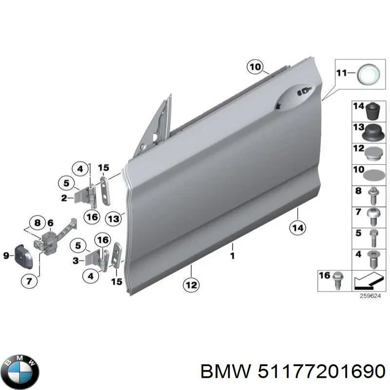  BMW 51177201690 цена, от 19.05 USD