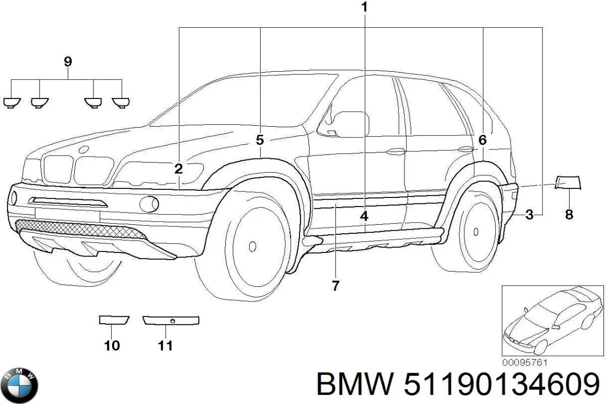 51190134609 BMW 