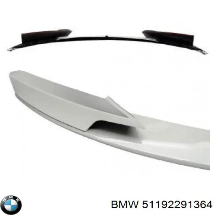 Купить 51192291364 BMW Сплиттер переднего бампера