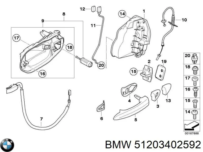  51203402592 BMW