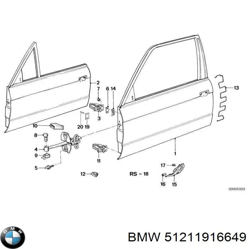 51211916649 BMW 