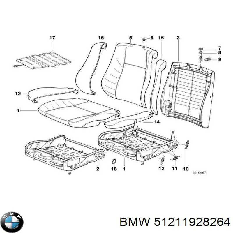  BMW 51211928264