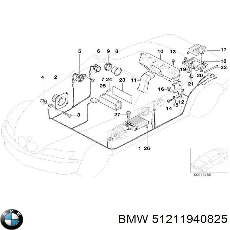 51211940825 BMW 