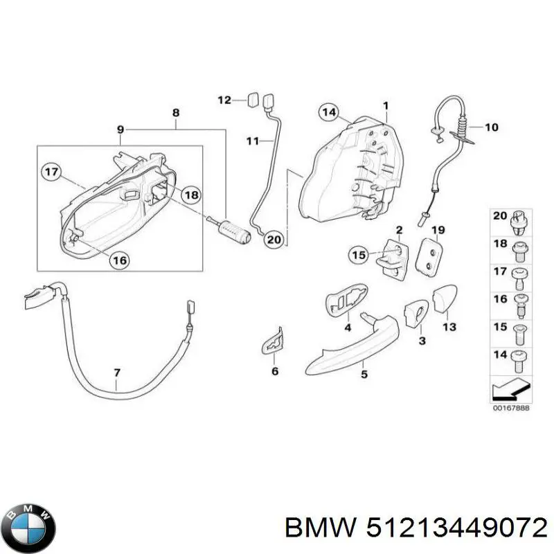 Купить 51213449072 BMW 