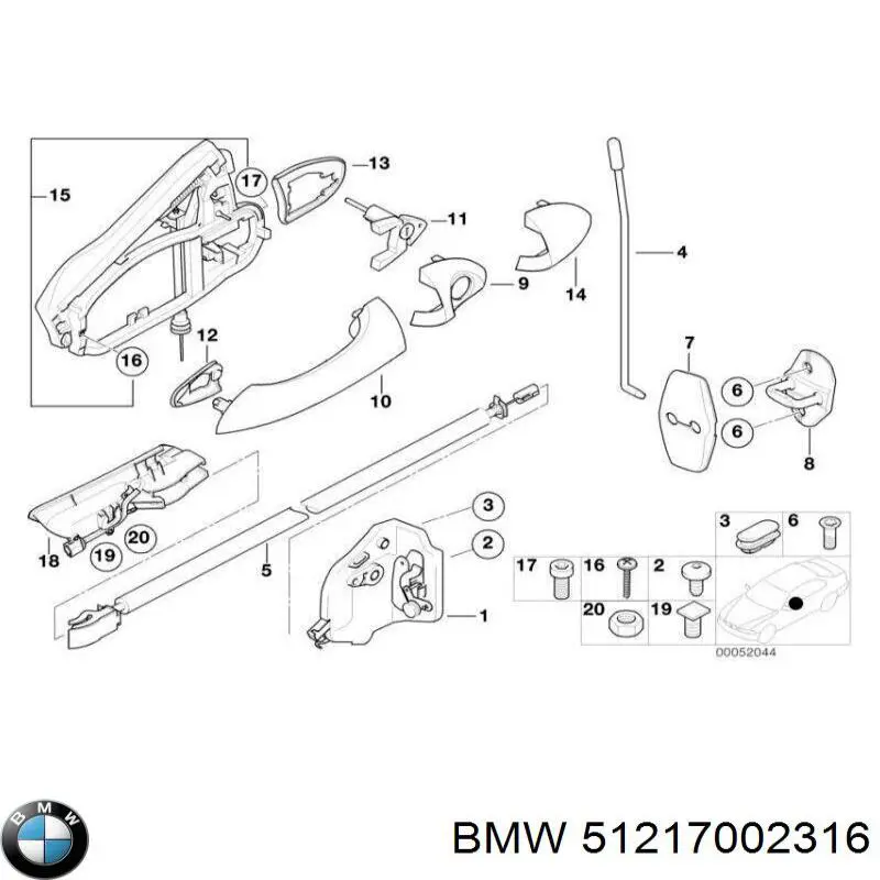  51217002316 BMW