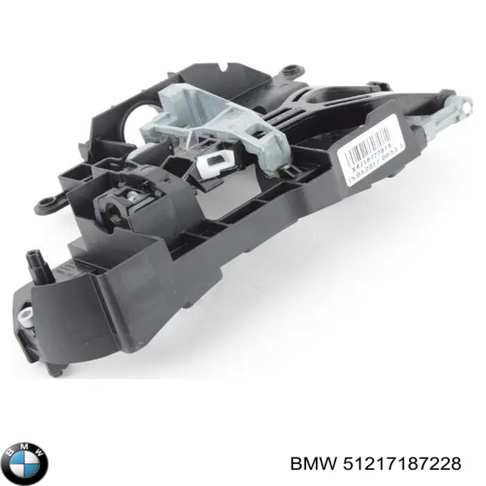 51217187228 BMW suporte de maçaneta externa da porta de portas direitas