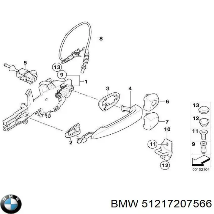 Купить 51217207566 BMW 