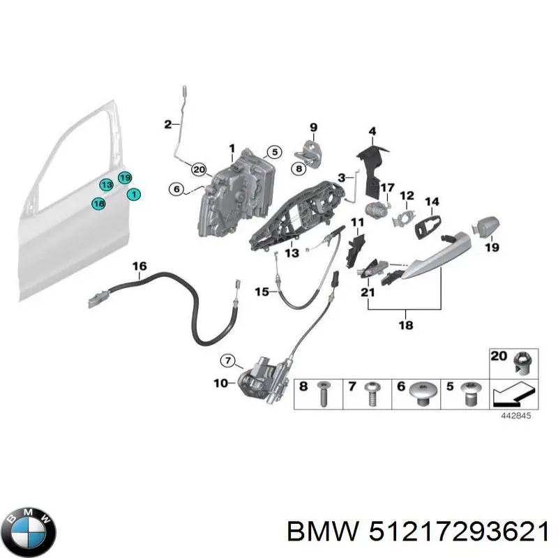  51217293621 BMW