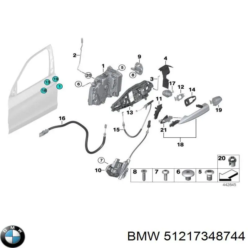  51217348744 BMW