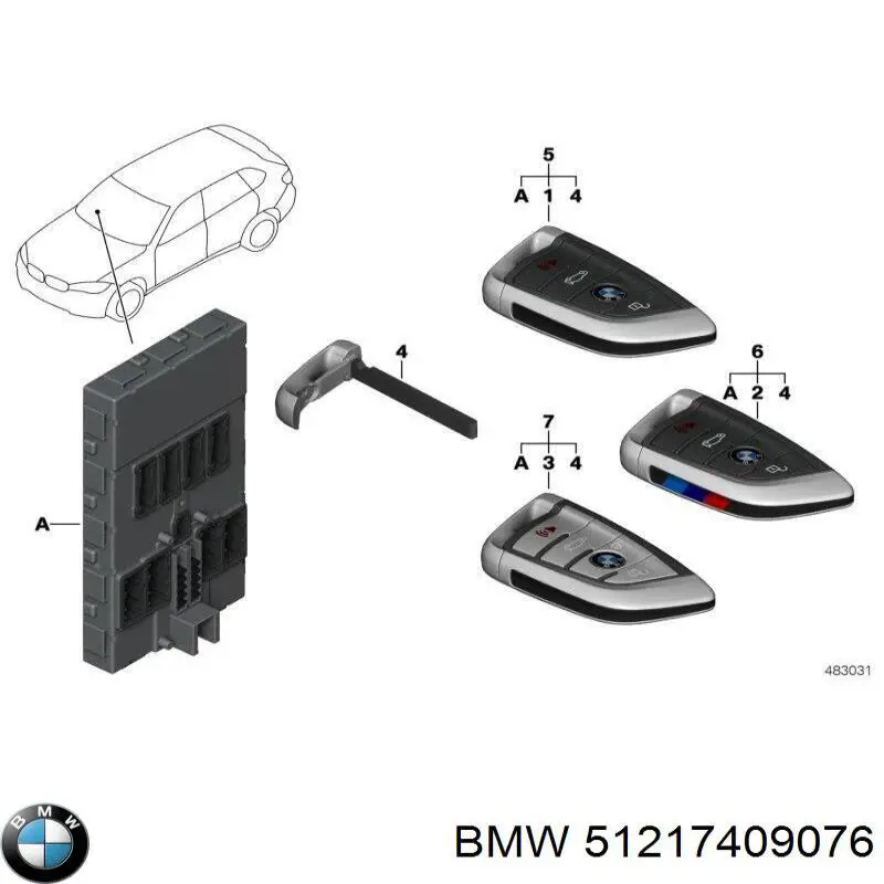 51217409076 BMW 