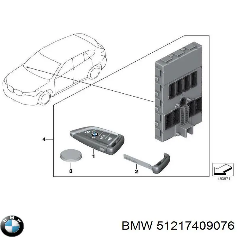 Купить 51217409076 BMW 