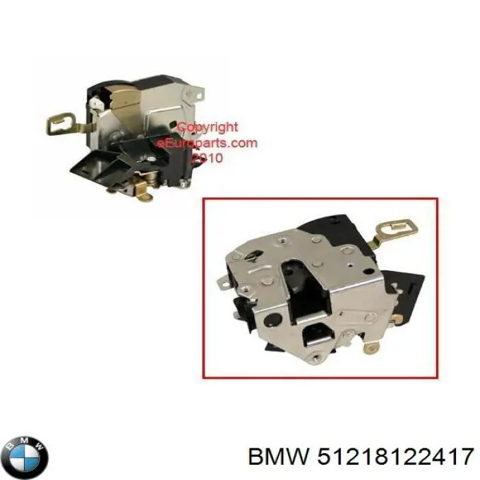 Запор кабины BMW 51218122417 цена, от 10.16 USD