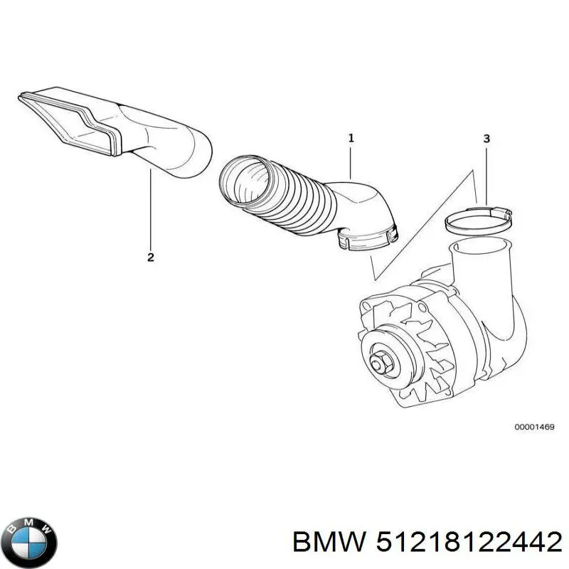  Крышка ручки наружной двери передней правой BMW 3 