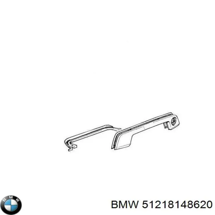Трос (тяга) открывания замка двери передней правой BMW 51218148620