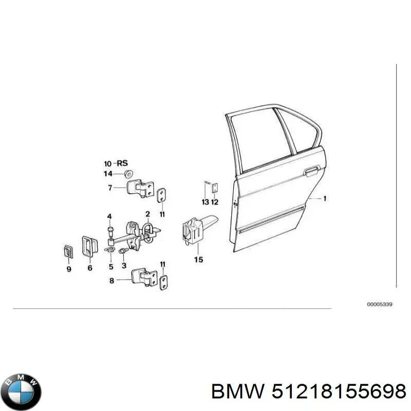 Ограничитель двери 51211944212 BMW