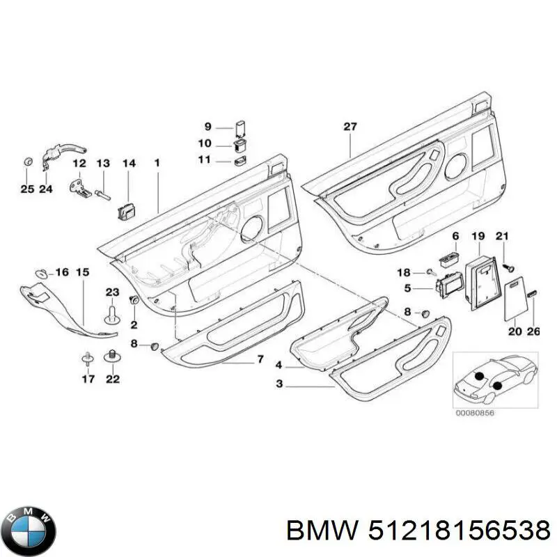  51218156538 BMW