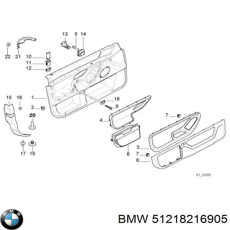  51218216905 BMW