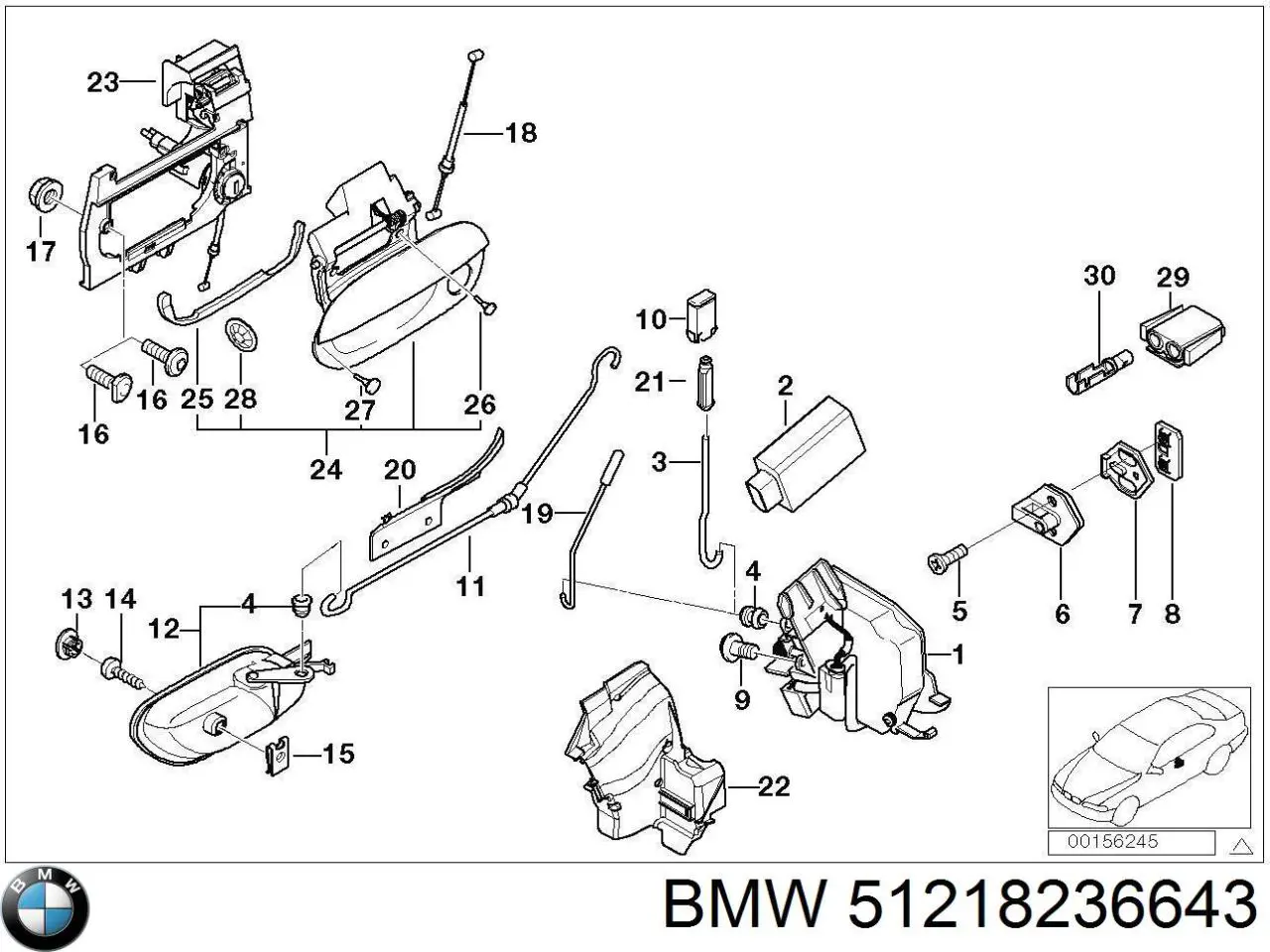  51218236643 BMW