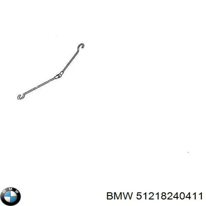 Купить 51218240411 BMW Ручка двери передней наружная левая