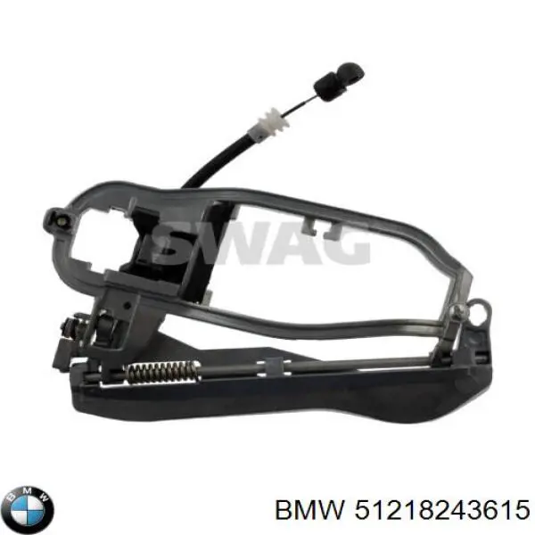 Купить 51218243615 BMW Держатель наружной ручки двери передней левой