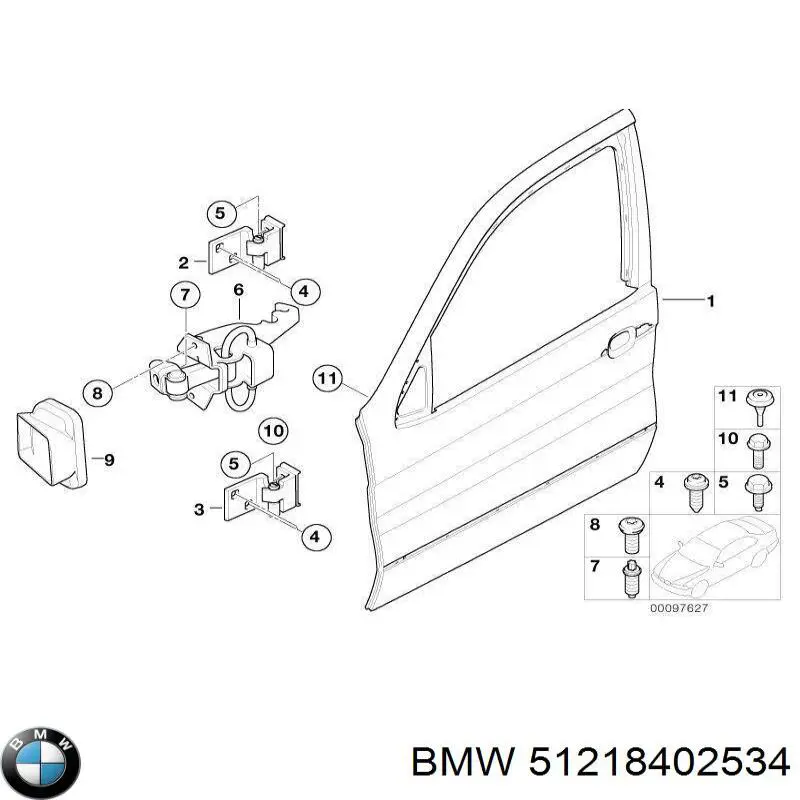 Купить 51218402534 BMW 