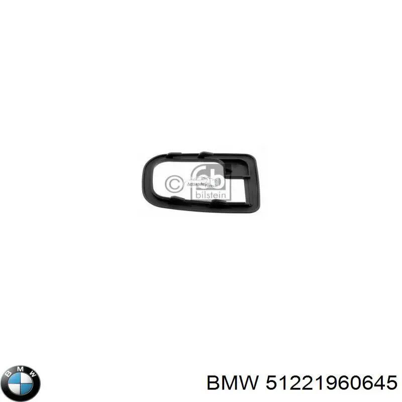 Облицовка внутренней ручки двери передней левой BMW 51221960645 цена, от 3.20 USD