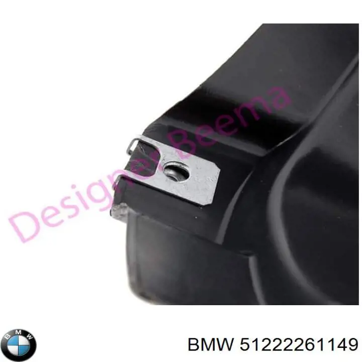 Купить 51222261149 BMW Ручка задней левой двери
