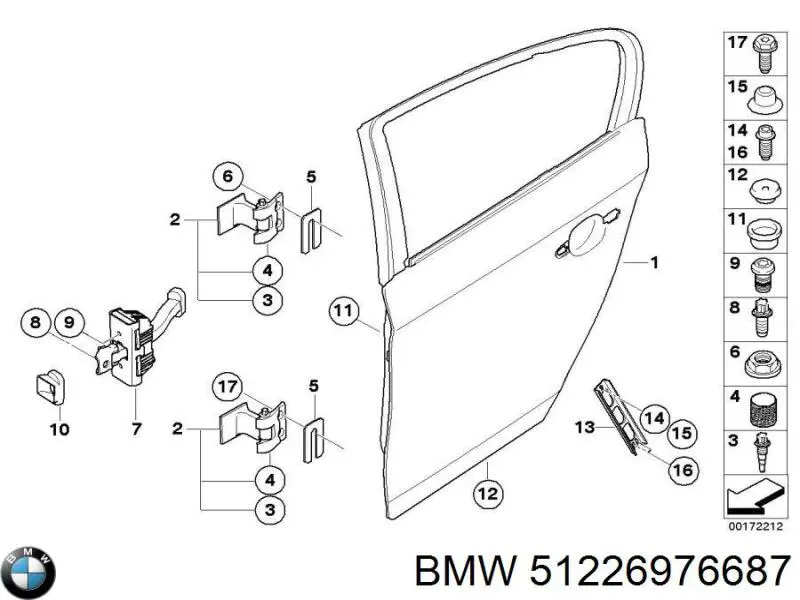  BMW 51226976687 цена, от 1.09 USD