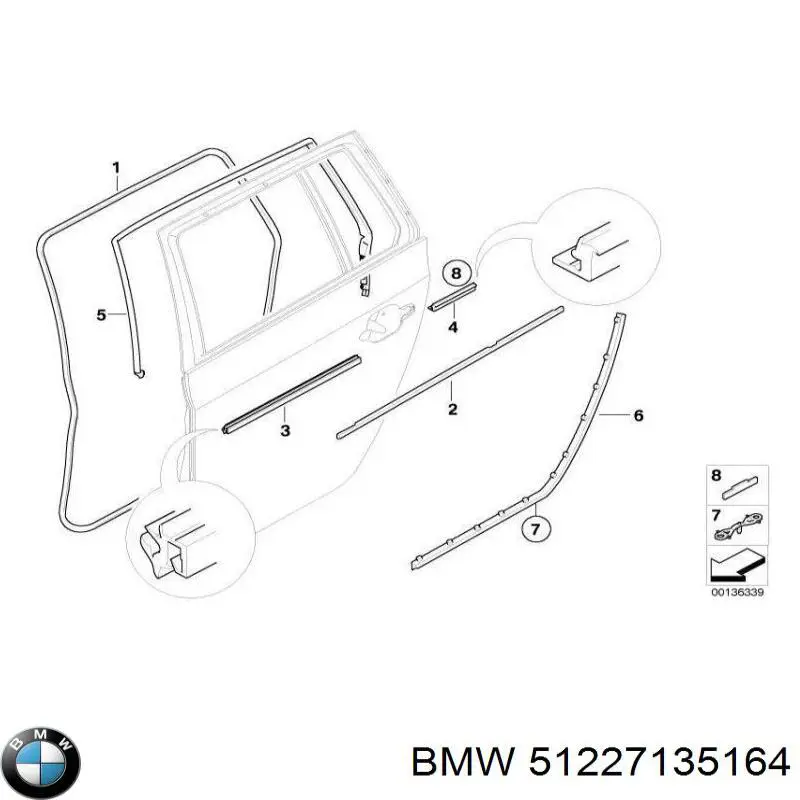 Купить 51227135164 BMW 