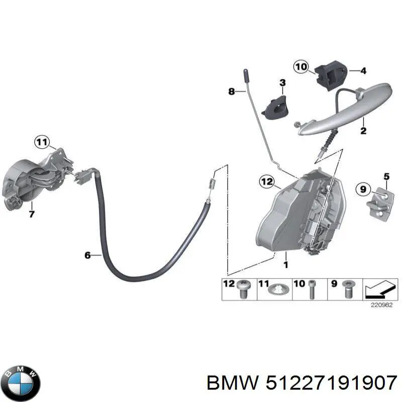  BMW 51227191907 цена, от 63.35 USD
