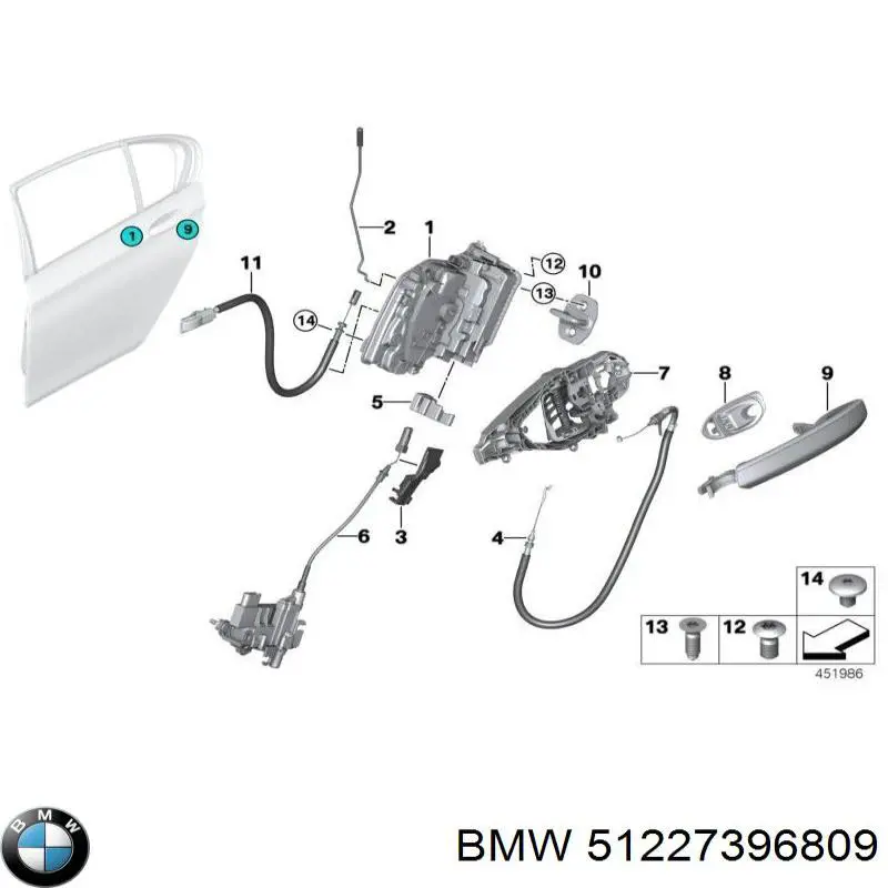  BMW 51227396809 цена, от 171.96 USD