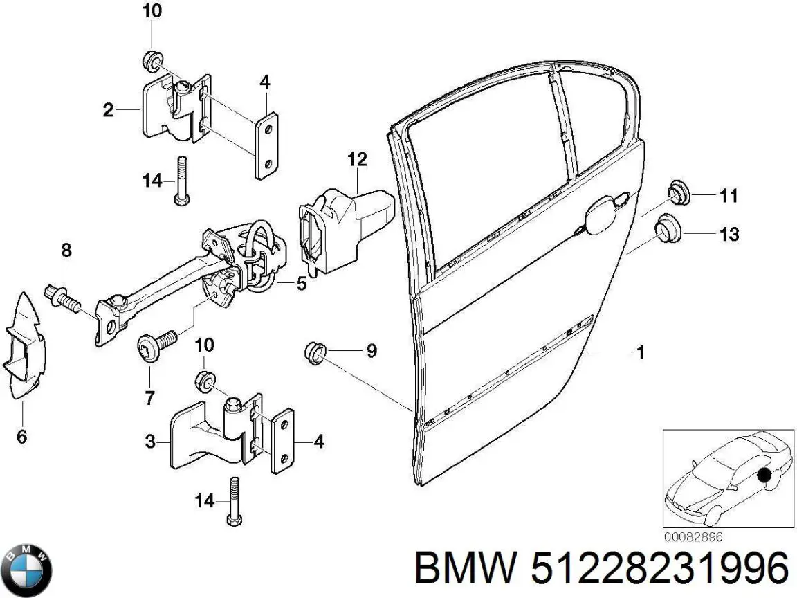  51228231996 BMW