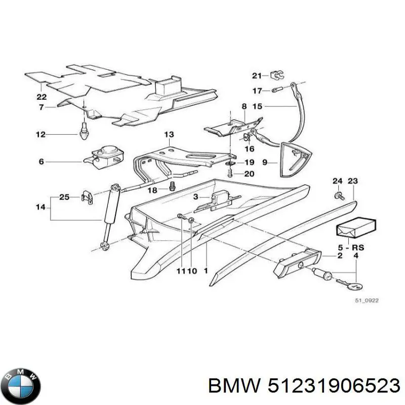  51231906523 BMW