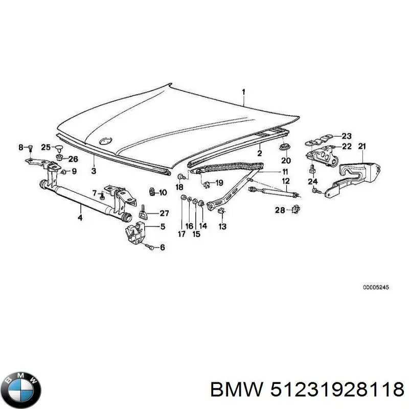  BMW 51231928118 цена, от 6.97 USD