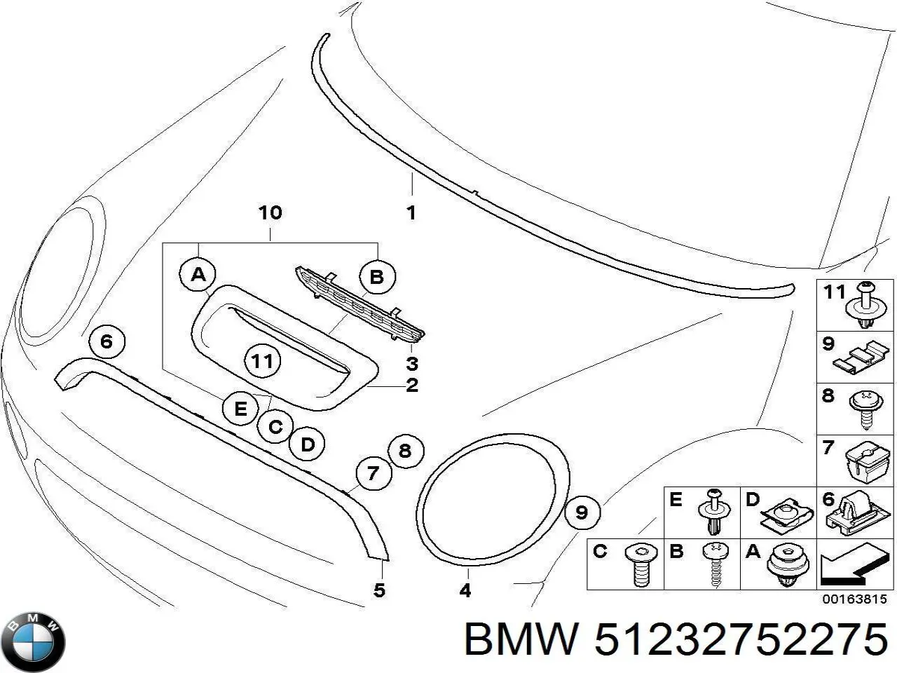  51232752275 BMW