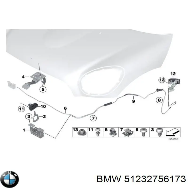  BMW 51232756173 цена, от 2.45 USD