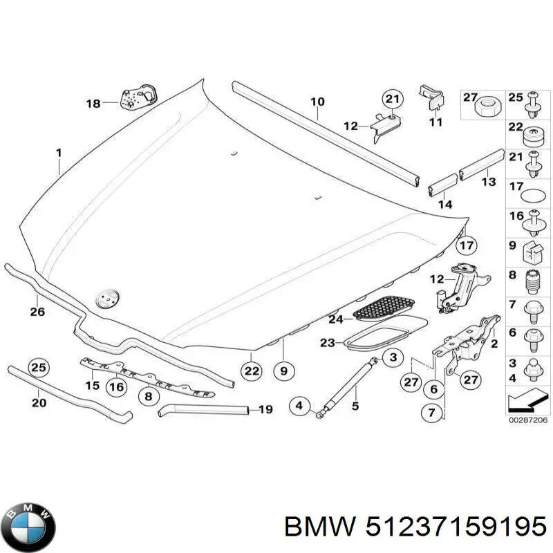  BMW 51237159195 цена, от 8.47 USD