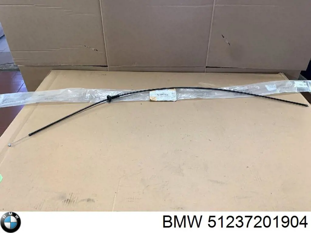 Трос открывания капота, задний BMW 51237201904
