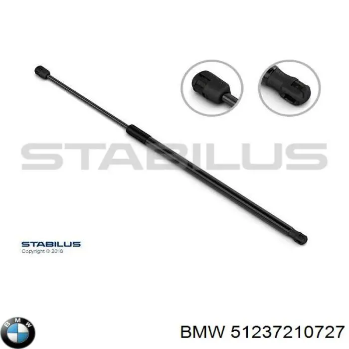 Купить 51237210727 BMW Амортизатор под капот