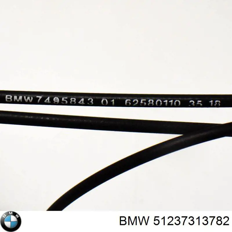 Tirador del cable del capó trasero 51237313782 BMW