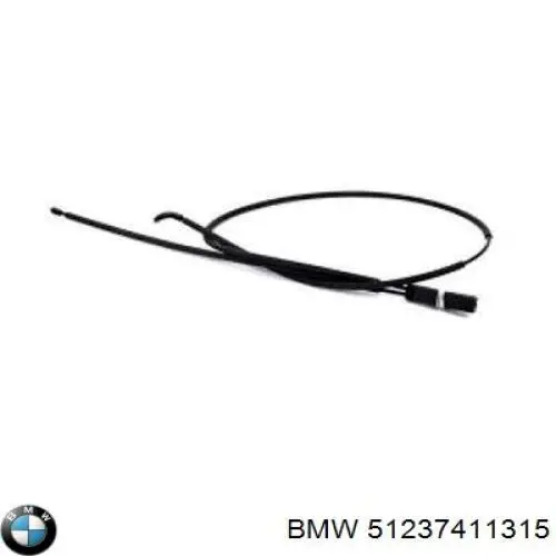 Трос открывания капота 51237411315 BMW