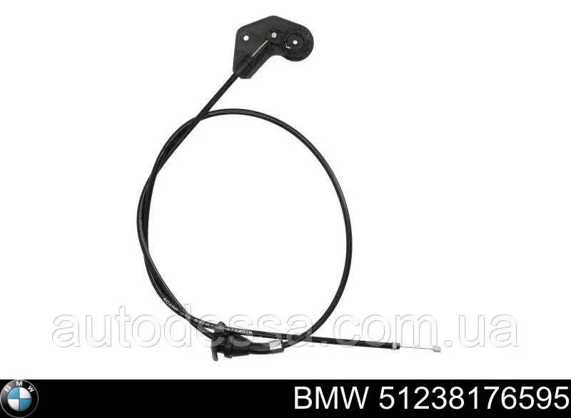 Трос открывания капота задний 51238176595 BMW