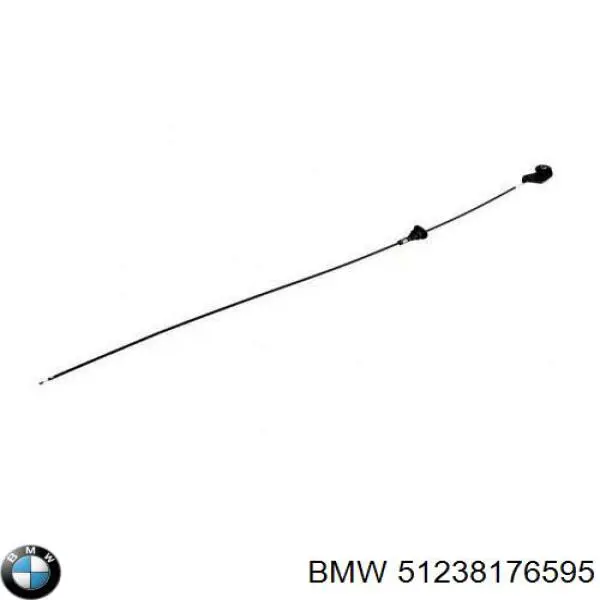 Купить 51238176595 BMW Трос открывания капота задний