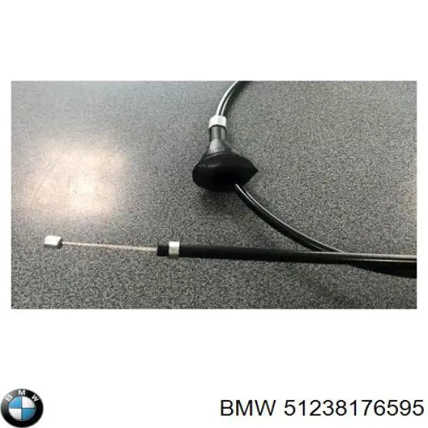 51238176595 BMW Трос открывания капота задний