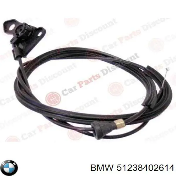 51238402614 BMW Трос открывания капота задний