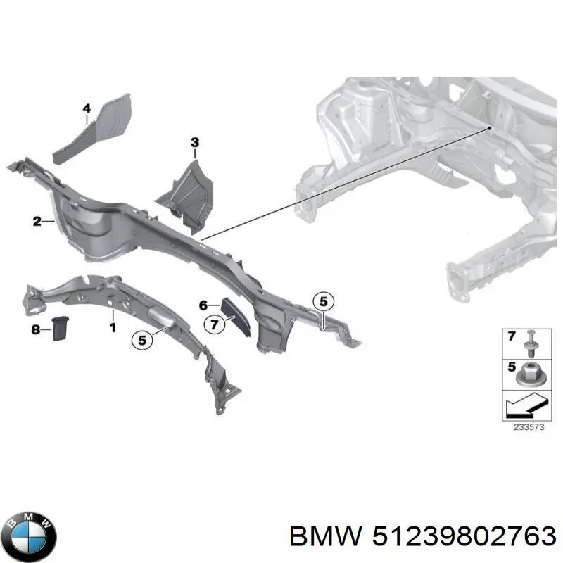  BMW 51239802763 цена, от 21.87 USD
